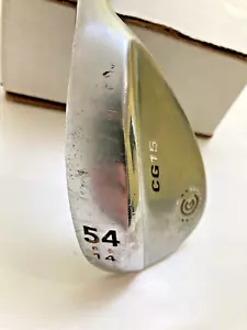 Cleveland CG15 Black Pearl Wedge Sand SW 54° Steel Wedge Flex Right 35.75in - Picture 1 of 11