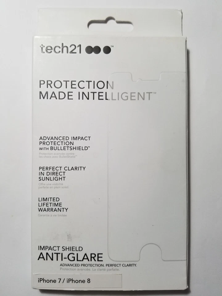 Rare Tech21 Impact Shield Anti Glare Screen Protector For Apple iPhone SE 2ND - Image 1 of 3