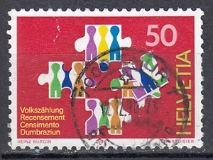 Suiza Sellado Sello Completo Censo Puzzle Parte Juego Juego de Mesa / 385 - Imagen 1 de 1
