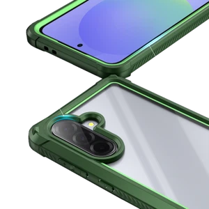 For Samsung Galaxy A36 5G Case Built-in Screen 2 Front Frame Clear Cover Green - Picture 1 of 7