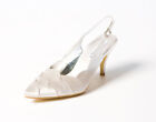 Ladies bridal bride wedding prom bridesmaid shoes  UK Size 3  *MINOR DEFECT?*