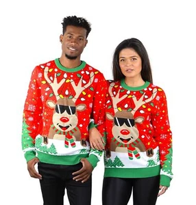 Socallook Women Ugly Christmas Sweater - Funny Cute Festive Holiday Pullover - Picture 1 of 8