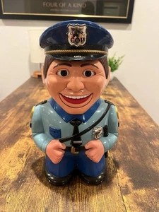 Vintage Talking Cookie Jar Cop. Stop! Move Away From The Cookie Jar Tested Works - Picture 1 of 24