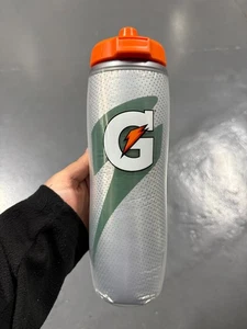 Gatorade 30 oz. Insulated Squeeze Water Bottle W/ Personalize Lid, Color Silver - Picture 1 of 2