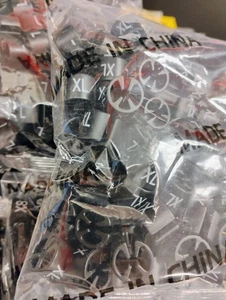 Retail Clothing Hanger Size Clip Slip On Hanger Markers 800 Piece XS - XXL - Picture 1 of 2