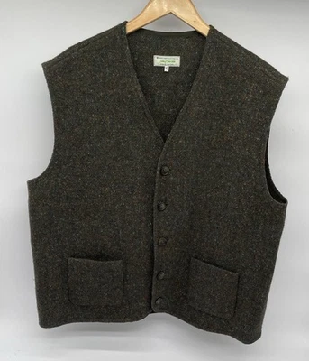 Jimmy Hourihan Genuine Donegal Tweed Wool Vest Five Button Men XL - Image 1 of 4