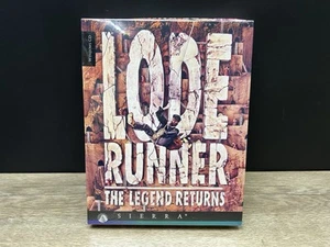 Lode Runner The Legend Returns Floppy Disk Sierra 1996 PC Big Box Windows CD ROM - Picture 1 of 10
