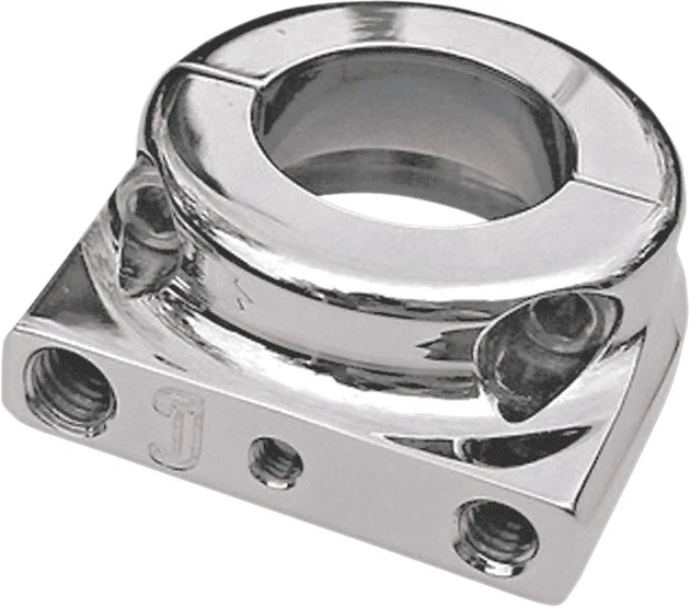 Joker Machine JX Throttle Housing Dual Threaded Cable Chrome For Harley-Davidson Foto 1 de 1