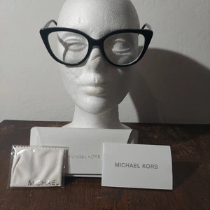 Michael Kors Damen Optical Cat Eye Luxemburg MK4070 3005 schwarz mit Etui - Bild 1 von 11