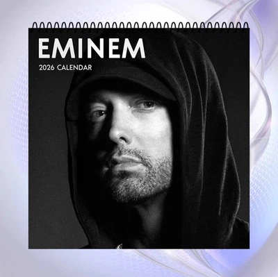 Eminem 2026 Wall Calendar, Hip Hop Rap Music Legend Art Collectible Gift - Image 1 of 4