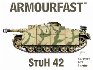 Armourfast 99023 1/72 Segunda Guerra Mundial alemán Sturmhaubitze42 (2 modelos) - Imagen 1 de 1