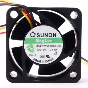 Original SUNON MB40201V1-0000-G99 DC 12V 0.84W 3-wire power supply cooling fan - Picture 1 of 4