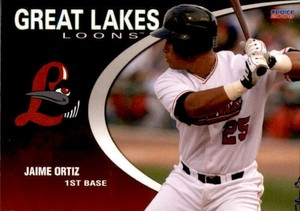 2008 Great Lakes Loons Choice #19 Jaime Ortiz Guayama Puerto Rico Baseball Card
