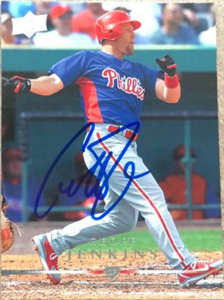 Geoff Jenkins Autographed 2008 Upper Deck #612 - Image 1 of 1