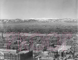 Downtown View of Denver, Colorado in the 1890s - 8x10 Photo - Picture 1 of 1
