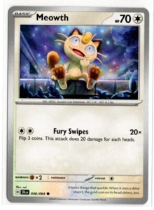 Pokemon Shrouded Fable 048/064 Meowth - Picture 1 of 2