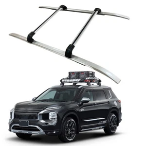4PCS Roof Rail Rack +2PCS Cross Bars Set Fits For Mitsubishi Outlander 2022-2024 - Picture 1 of 13