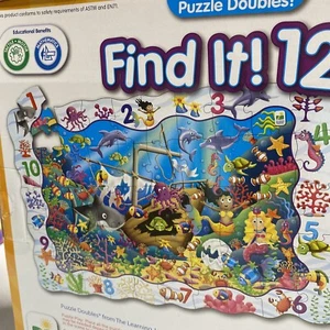 The Learning Journey Puzzle Doubles Find It! 123 Kids Puzzle, floor puzzle, NEW! - Picture 1 of 3