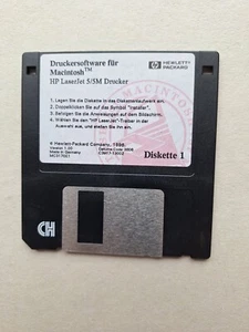 Diskette mit Druckersoftware für HP Laserjet 5 / 5M für Macintosh - Bild 1 von 1