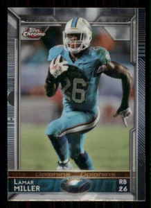 2015 Topps Chrome Mini Refractors #63 Lamar Miller - Picture 1 of 2