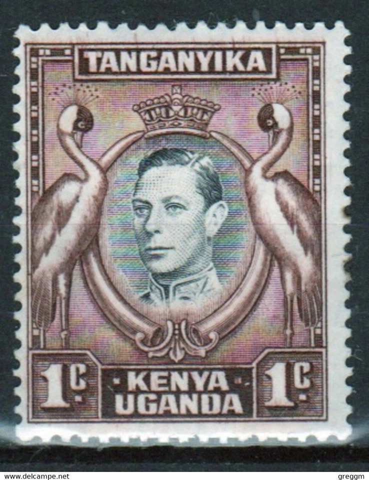 Kenya Uganda Tanganyika 1938 George VI single 1c stamp from the definitive set - Image 1 of 1