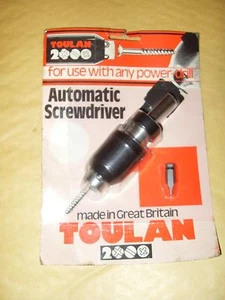 Toulan 2000 Automatic Screwdriver - For Use With Power Drill. - Picture 1 of 1