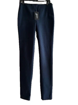 Worth New York Mujer Algodón Elástico Cintura Slim Elástico Pantalones US Talla 2 Foto 1 de 4