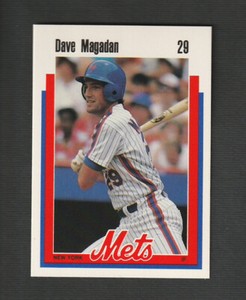 1989 Kahn's New York Mets Dave Magadan