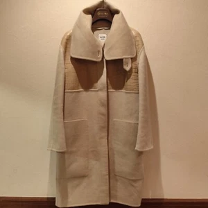 HERMÈS Crocodile Double-faced 100% Cashmere Coat Size 36FR - Picture 1 of 5