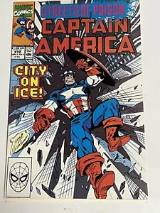 Marvel Comics #372 Captain America 1990 Ron Lim & Dan Bulandi - Picture 1 of 4