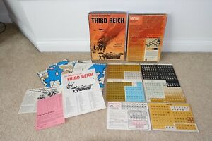1976 AVALON HILL 2ND ED RISE & DECLINE OF THIRD REICH UNPUNCHED CMPLT NM+/MT
