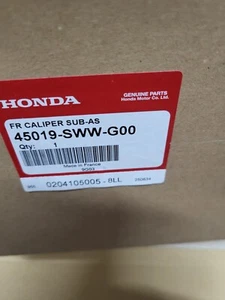 GENUINE NEW HONDA CRV 2007 - 16 LEFT FRONT BRAKE CALIPER 45019 SWW G00 - Picture 1 of 3