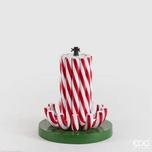 EDG Enzo De Gasperi Base Árbol Navidad Pino Candycane H 45 C - Imagen 1 de 3