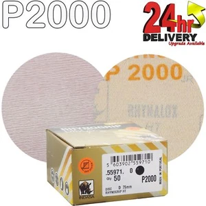Indasa Rhynogrip HT Line 75 mm 3" Schleifscheiben P2000 Box mit 50 Griffsystem - Bild 1 von 1