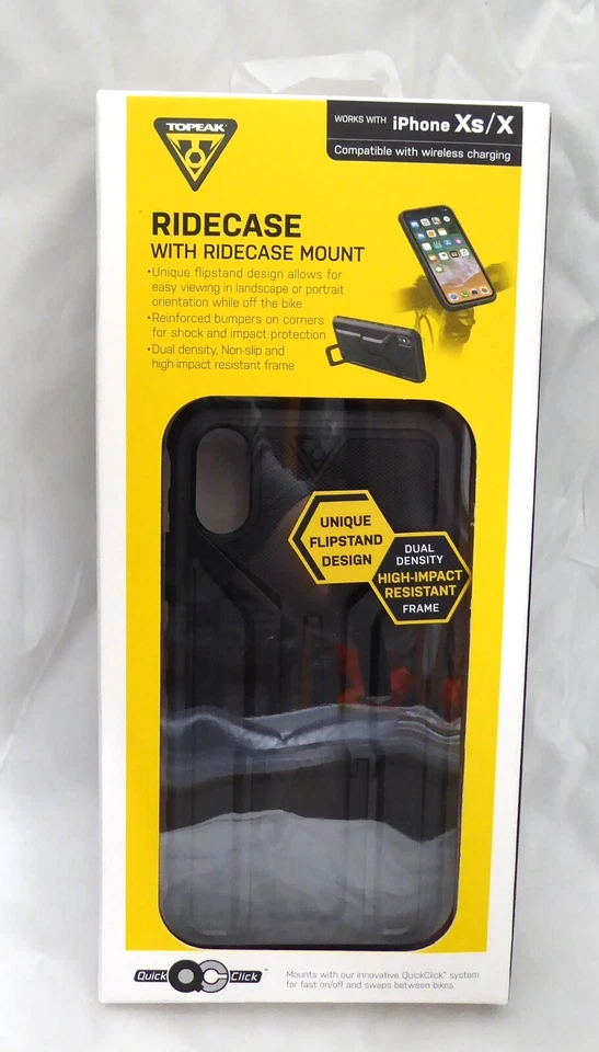 Topeak RideCase iPhone Handlebar Mount for iPhone X/XS TT9855BG