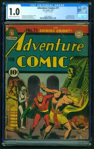 Adventure Comics #71 CGC 1.0 Jack Burnley Starman cover DC Comics 1942 - Picture 1 of 2