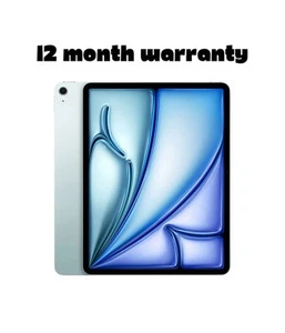 Apple iPad Air M2 (2024) 13 inch - WIFI+5G - 128GB - Blue - Unlocked - VERY GOOD - Picture 1 of 1