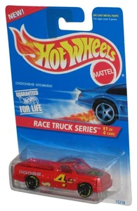 Hot Wheels Race Truck Series 1/4 (1995) Red Dodge Ram 1500 camion giocattolo #380 - Foto 1 di 1