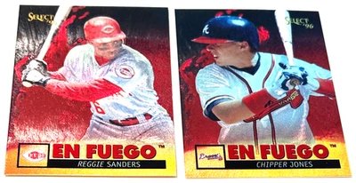 Бейсбольные вставки 1996 Pinnacle Select EN FUEGO полный набор на выбор - Изображение 1 из 2