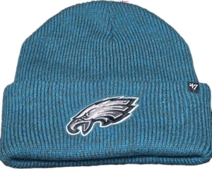 Neu Herren Marke '47 NFL Philadelphia Eagles Brain Freeze Bündchen Strickmütze Beanie - Bild 1 von 6