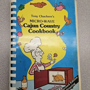 Tony Chachere’s Micro-Wave Cajun Country Cookbook 2nd Print Gumbo, creole dress - Picture 1 of 4