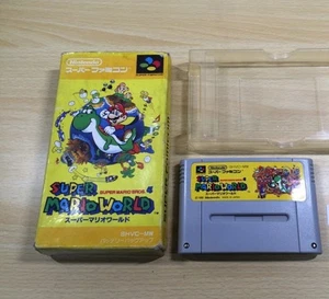 Super Mario World Super Famicom SFC Japan import Boxed (no Manual) US Seller - Picture 1 of 12