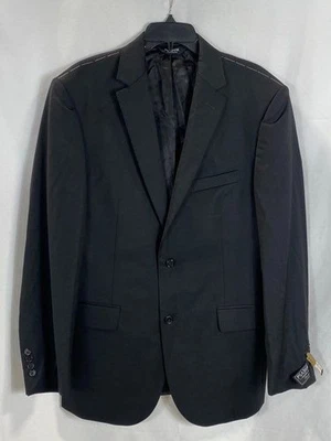 Jos A Bank Men Black Superfine Tailored Fit Chelsea Blazer Jacket Size 42L NWT - Image 1 of 4