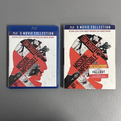 Mission: Impossible 5 Movie Collection (Blu-ray, 2008) 5-Disc Set -  VERY GOOD - Image 1 of 4
