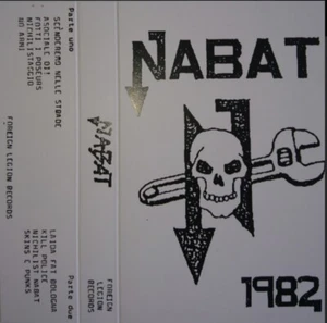 NABAT “Demo 1982” Cassette k7 Punk Oi Italy Basta Rough Colonna Infame Skinhead - Picture 1 of 2
