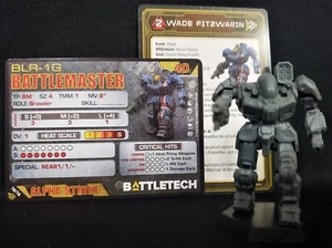 Battletech Miniatures Battlemaster + Piloto, Mech Cards Un Juego de Combate Blindado - Imagen 1 de 2