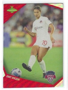 2022 PARKSIDE NWSL RED FOIL #13 GABY VINCENT WASHINGTON SPIRIT 