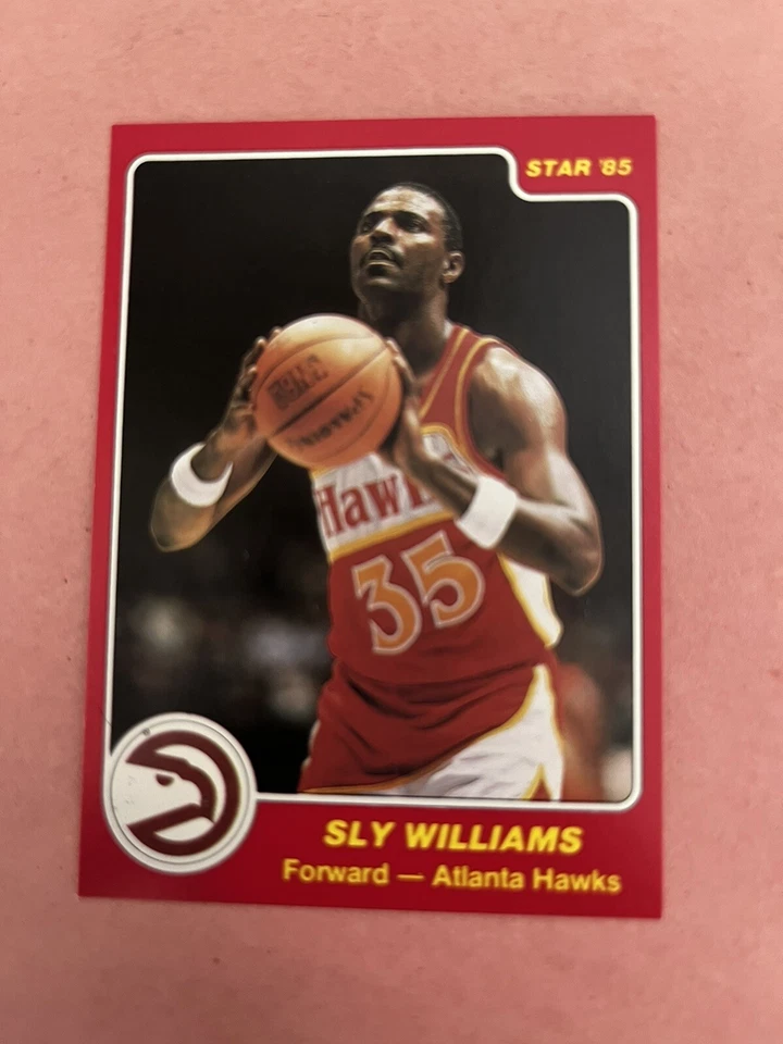 1984-85 Star #87 Atlanta Hawks Sly Williams NRMT MINT CONDITION. - Image 1 of 4