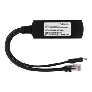 USBC Gigabits PoE Splitters 5V4A Power IEEE802.3af Power Over Ethernets Adapters - Afbeelding 1 van 8