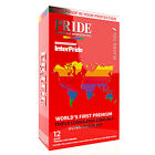 48 Pack Pride Feather Thin Triple Lubricated Latex Condoms Ultra Resistant Red